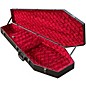 Open Box Coffin Case Guitar Case Level 1 Black Red