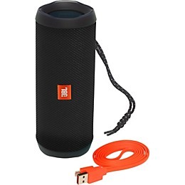 Open Box JBL Flip4 Portable speaker with Bluetooth, built-in battery, microphone and waterproof Level 1 Black