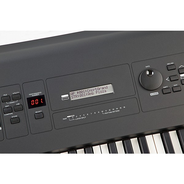 Open Box Yamaha MX88 Music Synthesizer Level 2 Black 197881112103