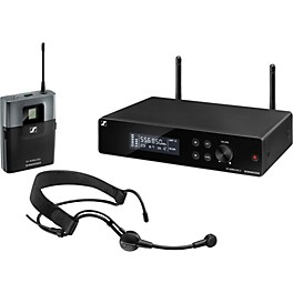 Sennheiser XSW 2-ME3-A Cardioid Headset Wireless System A Black