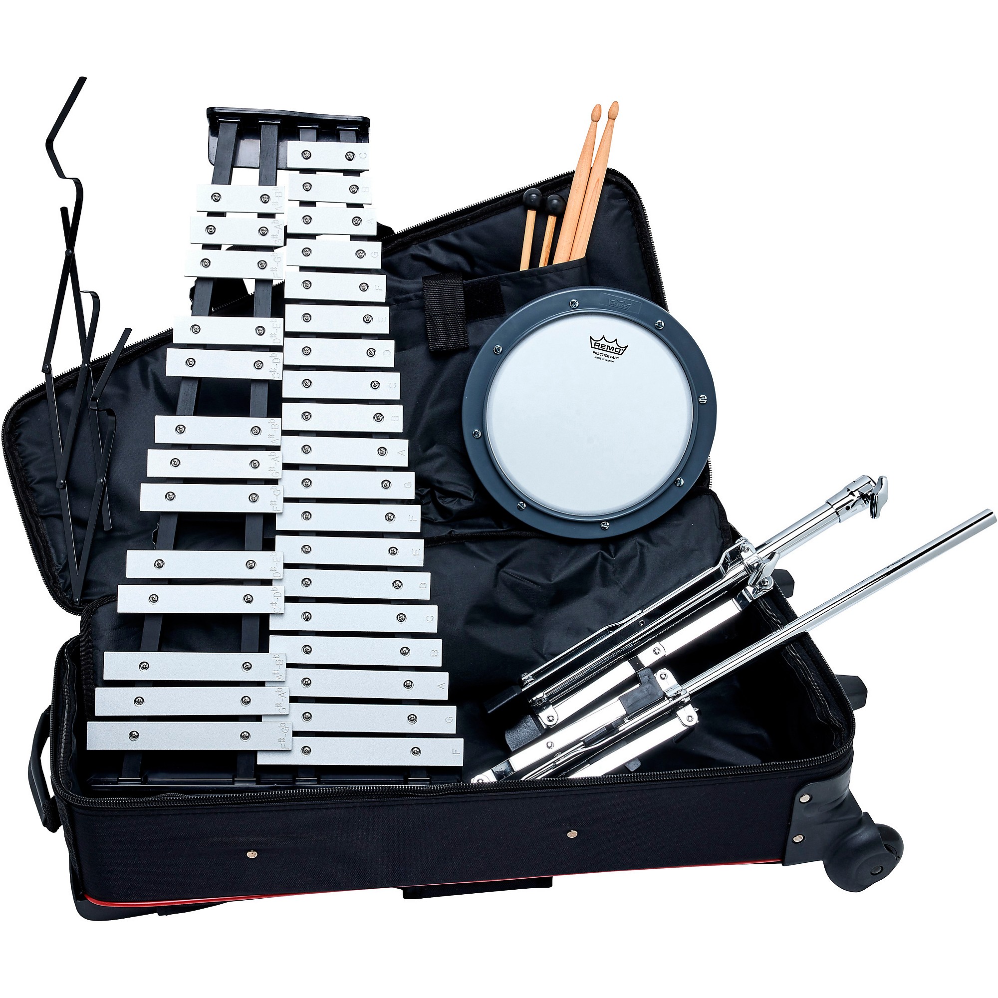 Pearl PK910C Educational Bell Kit With Rolling Cart 8 in. | Guitar