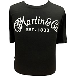 Martin Guitar T-Shirt with White Logo X Large Martin Guitar T-Shirt with White Logo Medium