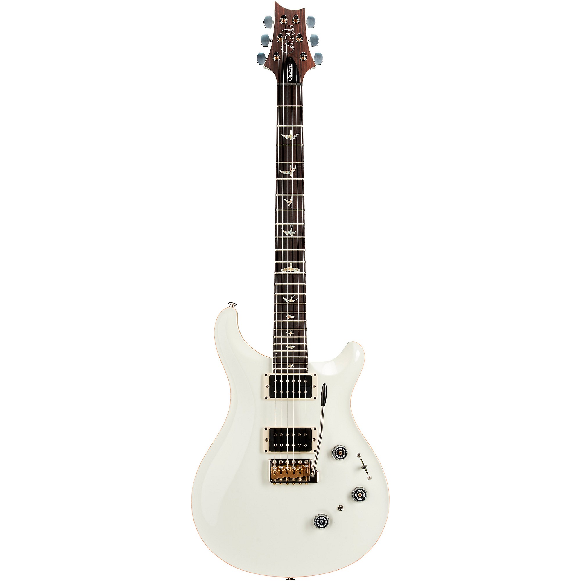 Platinum PRS Custom 24 Piezo Electric Guitar Antique White