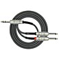 Kirlin Original Y-Cable, 1/4" TRS Plug - 2x1/4" Mono Plug (Tip/Ring) 3 ft. thumbnail