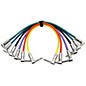 Kirlin Patch Cable 6 color pack - 1/4" Right Angle - 1/4" Right Angle 1 ft. thumbnail