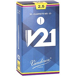 Vandoren V21 Eb Clarinet Reeds 2.5