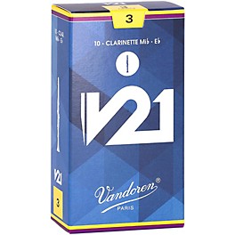 Vandoren V21 Eb Clarinet Reeds 2.5 Vandoren V21 Eb Clarinet Reeds 3