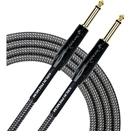 Kirlin Premium Plus Instrument Cable with Carbon Gray Woven Jacket 20 ft.