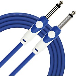 Kirlin LightGear Instrument Cable - 10ft with PVC Jacket Blue