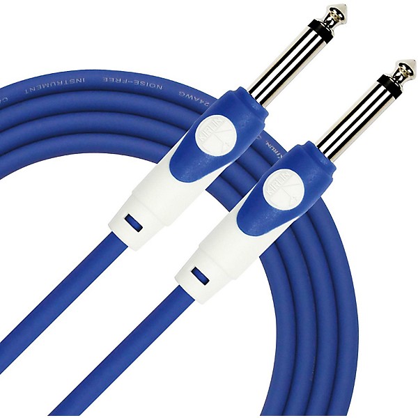 Kirlin LightGear Instrument Cable - 10ft with PVC Jacket Blue