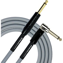 Kirlin 18AWG Stage Straight to Rig... Kirlin 18AWG Stage Straight to Right Angle Instrument Cable with Gray PVC Jacket 20 ft.