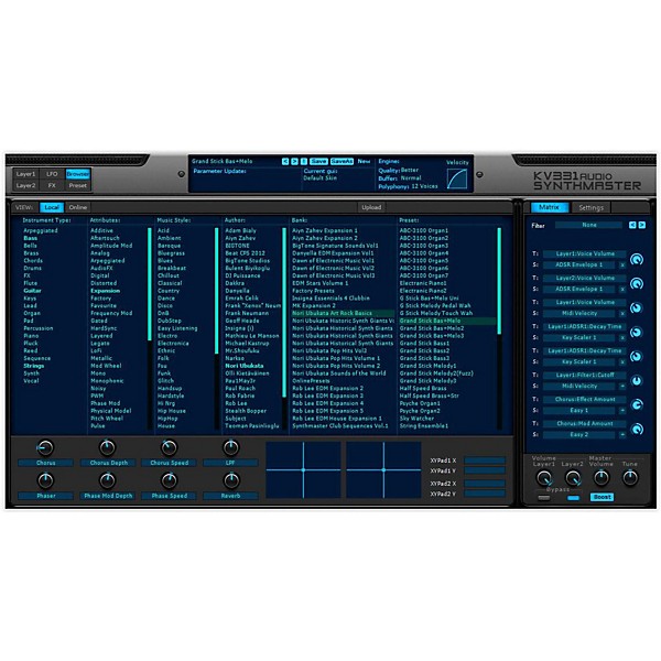 KV331 Audio SynthMaster Bundle Upgrade from SynthMaster Standard