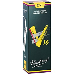 Vandoren Baritone Saxophone V16 Reeds Box of 5 2.5