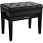 Open Box Roland Piano Bench - Cushioned with Storage Compartment Level 1 Polished Ebony thumbnail