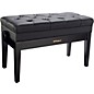 Open Box Roland Duet Piano Bench - Cushioned with Storage Compartment Level 1 Polished Ebony thumbnail