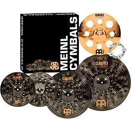 MEINL Classics Custom Dark Set Cymbal Pack With Free Trash Crash and Ching Ring 14, 16, 18 and 20 in.