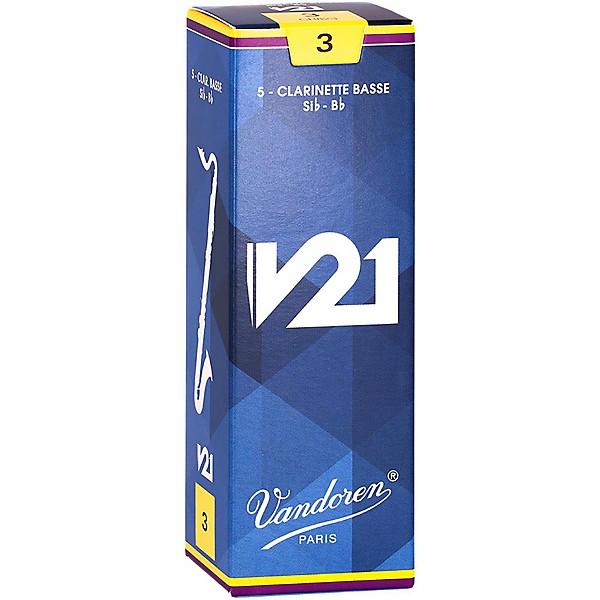 Vandoren Bass Clarinet V21 Reeds, Box of 5 3