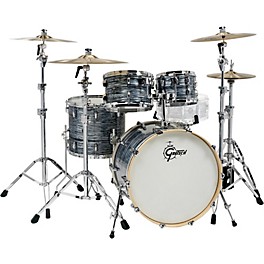 Gretsch Drums Renown 4-Piece Shell Pack Silver Oyster Pearl Gretsch Drums Renown 4-Piece Shell Pack Silver Oyster Pearl