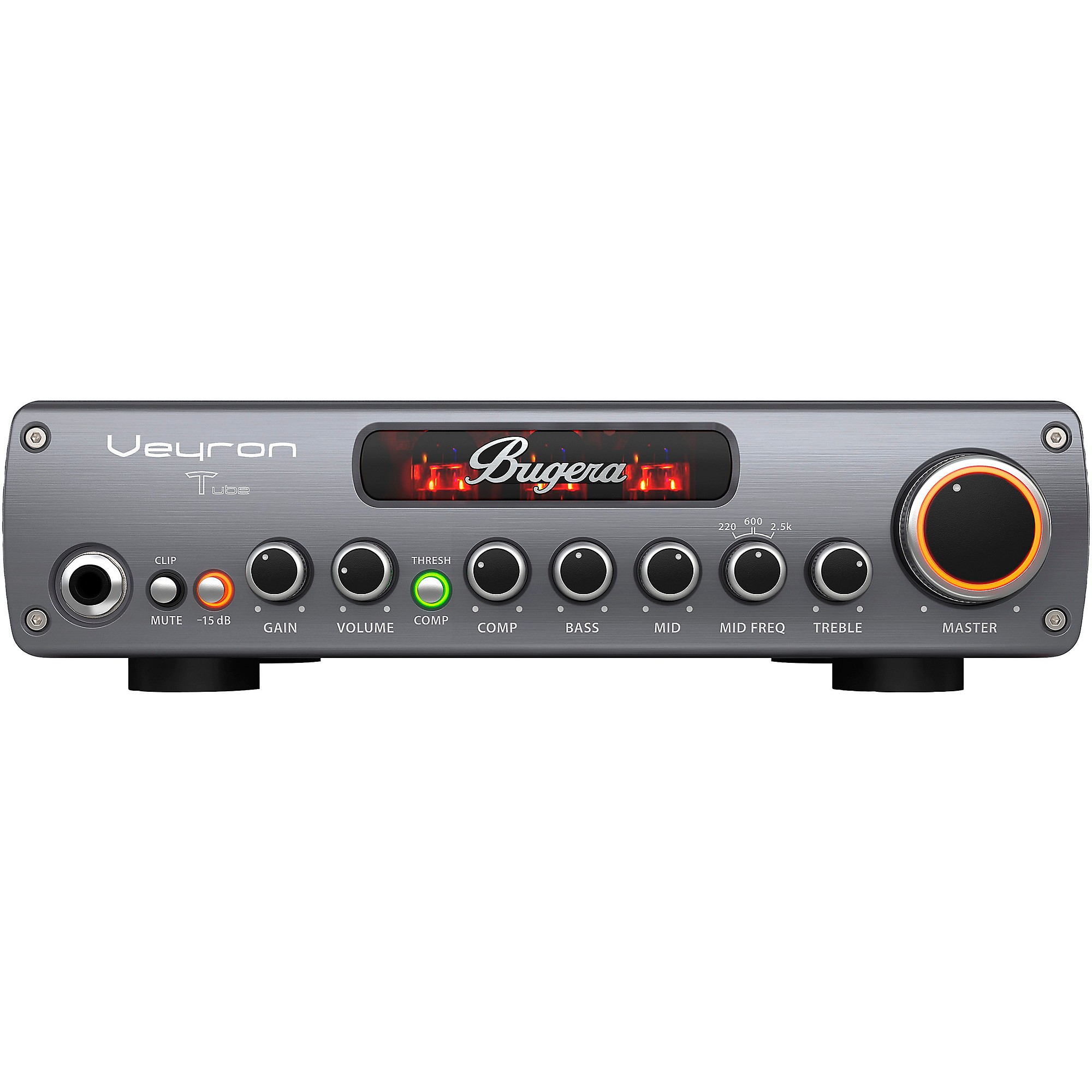 Bugera BV1001T Veyron Tube 2,000W Tube Hybrid Bass Amplifier Head Black