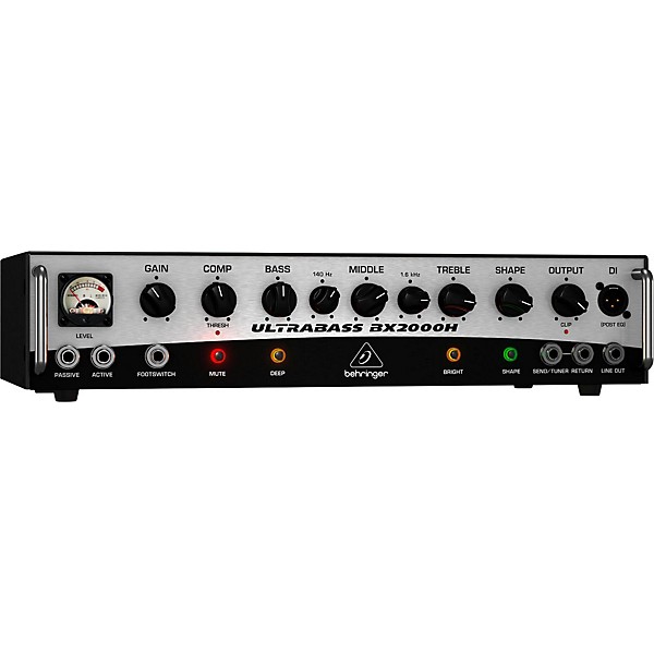 Open Box Behringer BX2000H 2,000W Bass Amplifier Head Level 1