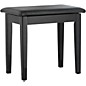 Stagg Piano Bench with Padded Black Top and Storage Compartment Black Gloss thumbnail