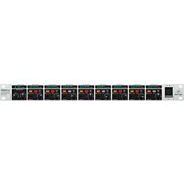 Open Box Behringer HA8000 V2 8-Channel High-Power Headphones Mixing and Distribution Amplifier Level 1