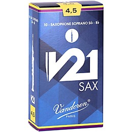 Vandoren V21 Soprano Sax Reeds 4.5