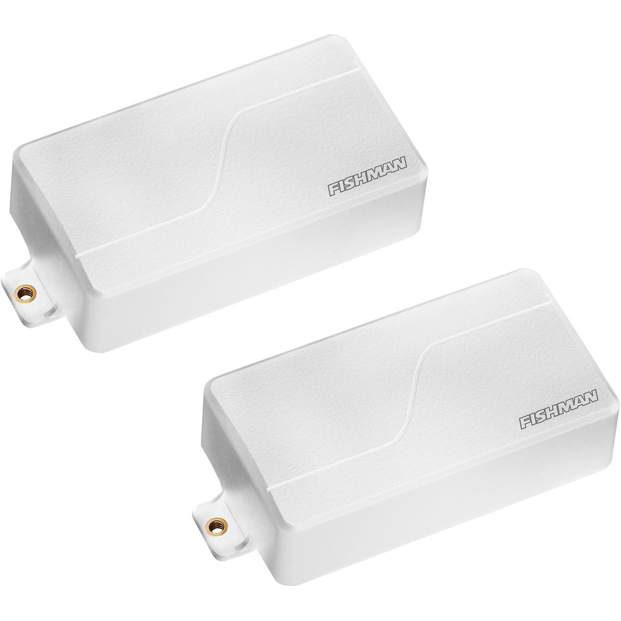 Fishman Fluence Modern Humbucker Set White Plastic White | Guitar Center