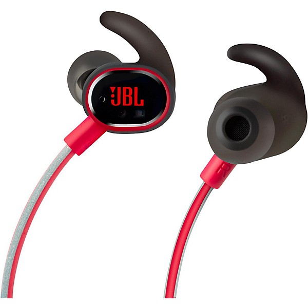 Open Box JBL Reflect Response Touch-Control Bluetooth In-Ear Headphones Level 1 Red