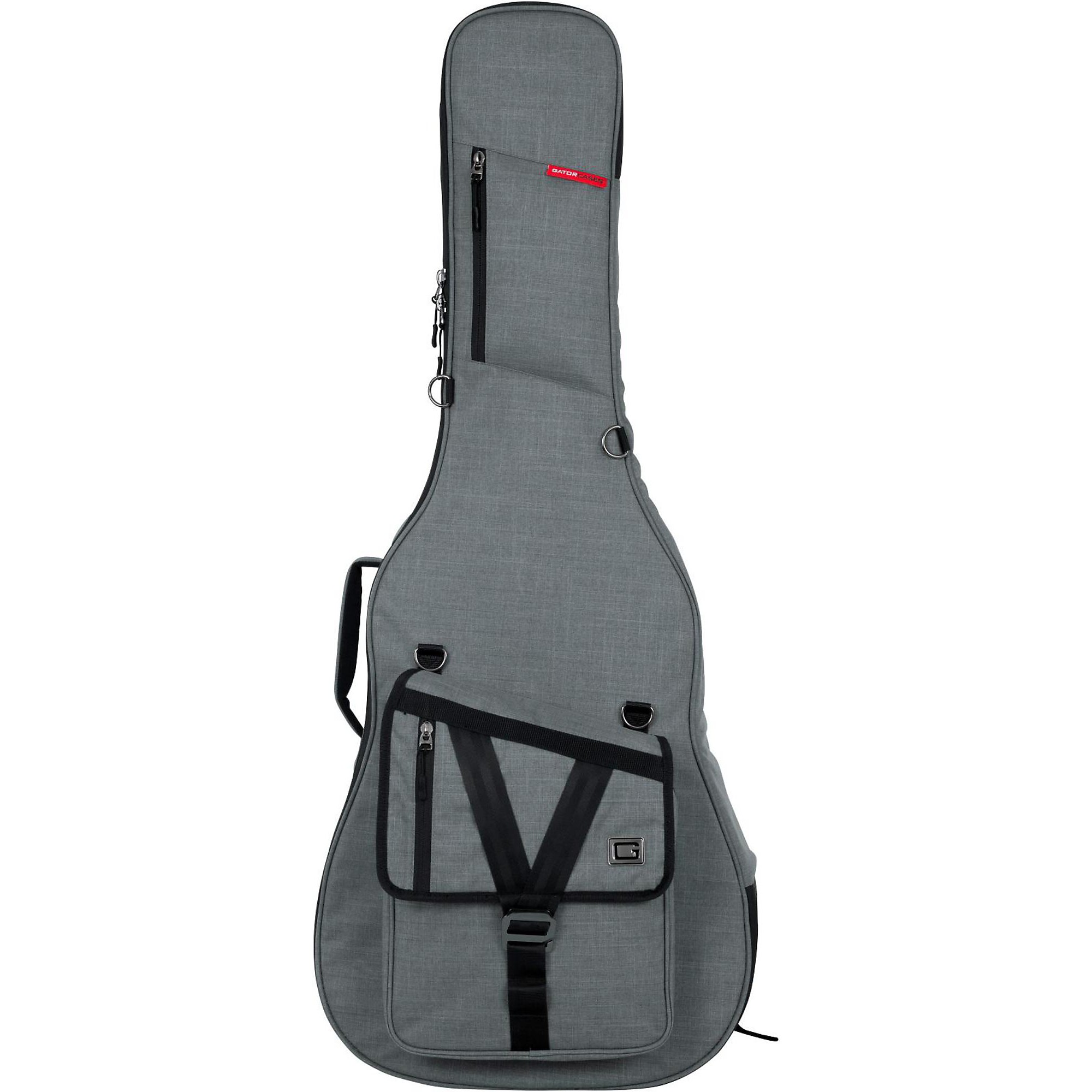 Gator Transit Series Acoustic Guitar Gig Bag Gray | Guitar Center