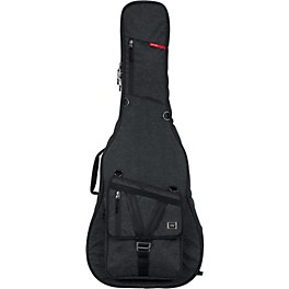 Open Box Gator Transit Series Acoustic Guitar Gig Bag Level 1 Charcoal Black