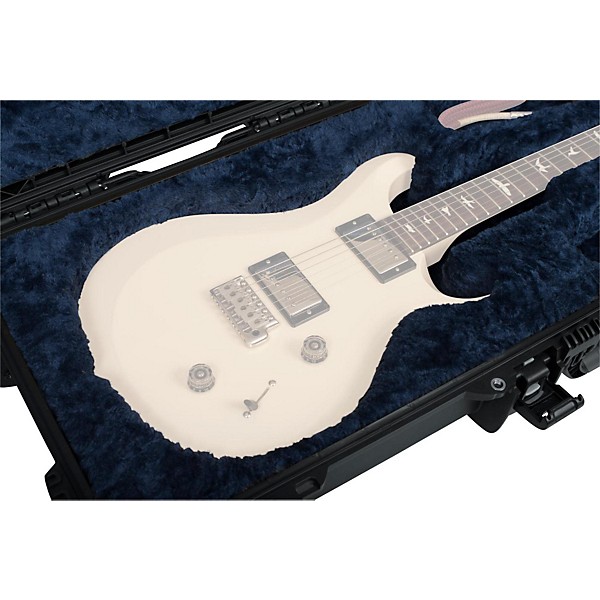 Open Box Gator Titan Series PRS Electric Guitar Road Case Level 1 Black Blue