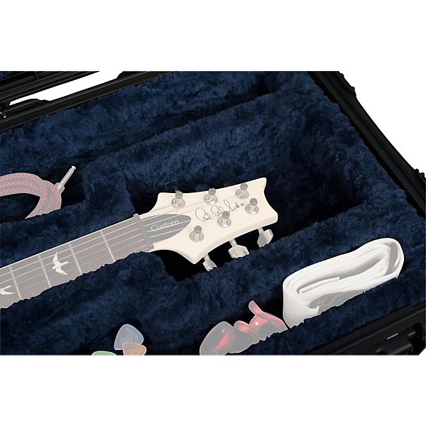 Open Box Gator Titan Series PRS Electric Guitar Road Case Level 1 Black Blue