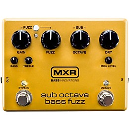 Open Box MXR Sub Octave Bass Fuzz Pedal Level 1