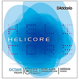 D'Addario Helicore Octave Violin Set - H350 4/4 Size, Medium