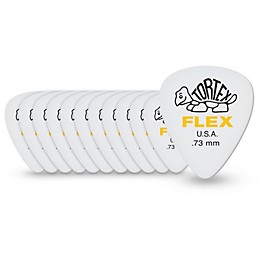 Dunlop Tortex Flex Standard Guitar Picks .73 mm 12 Pack