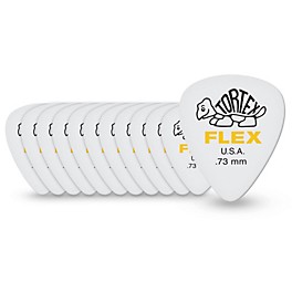 Dunlop Tortex Flex Standard Guitar Picks .73 mm 72 Pack Dunlop Tortex Flex Standard Guitar Picks .73 mm 12 Pack