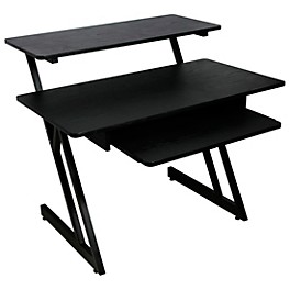 Open Box On-Stage WS7500 Series Wood Workstation Black Level 1