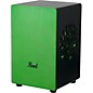 Pearl 3D Cajon With Green Faceplate and 3D Tree