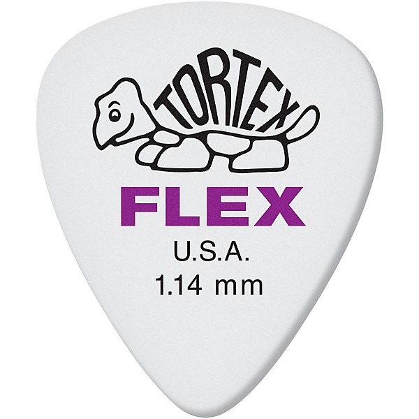 Dunlop Tortex Flex Standard Guitar Picks 1.14 mm 12 Pack