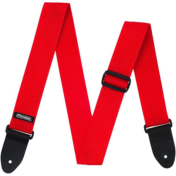 Dunlop Poly Guitar Strap Red
