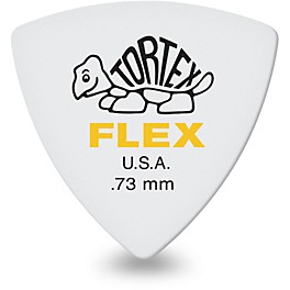 Dunlop Tortex Flex Triangle Guitar Picks .73 mm 6 Pack