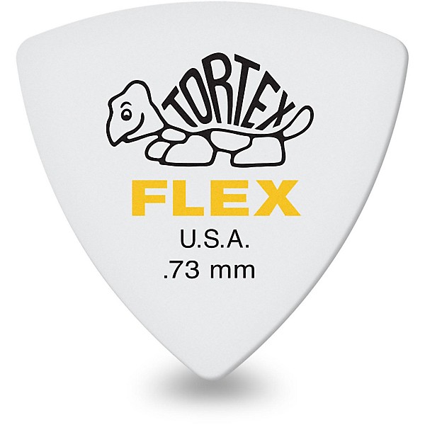 Dunlop Tortex Flex Triangle Guitar Picks .73 mm 6 Pack
