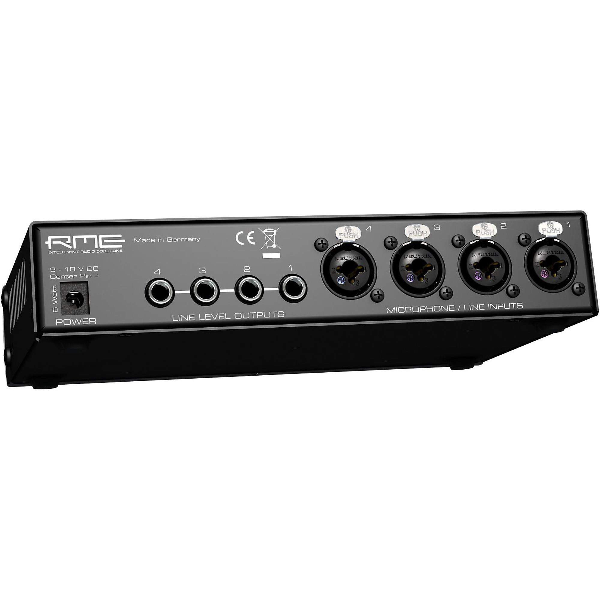 RME QuadMic II 4-Channel Microphone Preamp | Guitar Center
