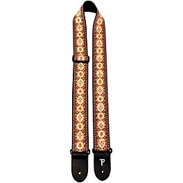 Perri's Jacquard Guitar Strap Vintage Floral 2 in. Perri's Jacquard Guitar Strap Arabian Gold 2 in.