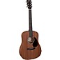 Martin Custom D Jr. 2A Sapele Dreadnought Junior Acoustic Guitar Natural