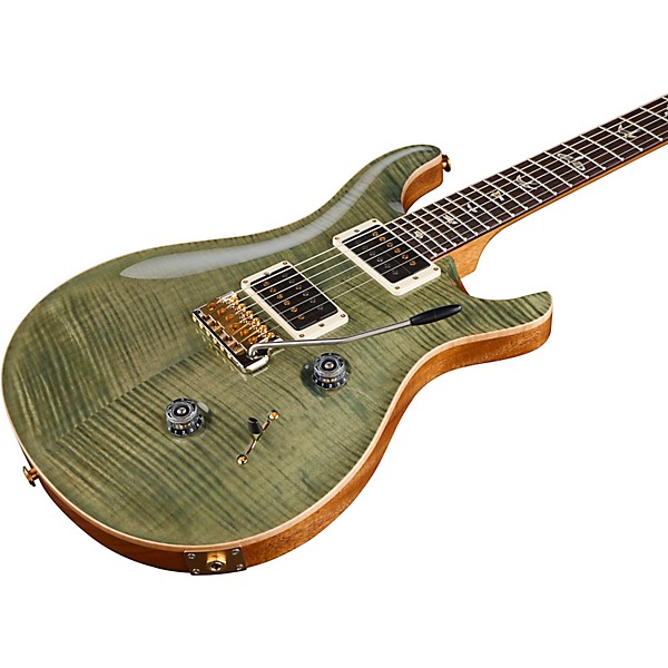 PRS Custom 24 10-Top Electric Guitar Trampas Green