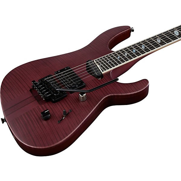 Caparison Guitars TAT Special FM Electric Guitar Transparent Black Berry