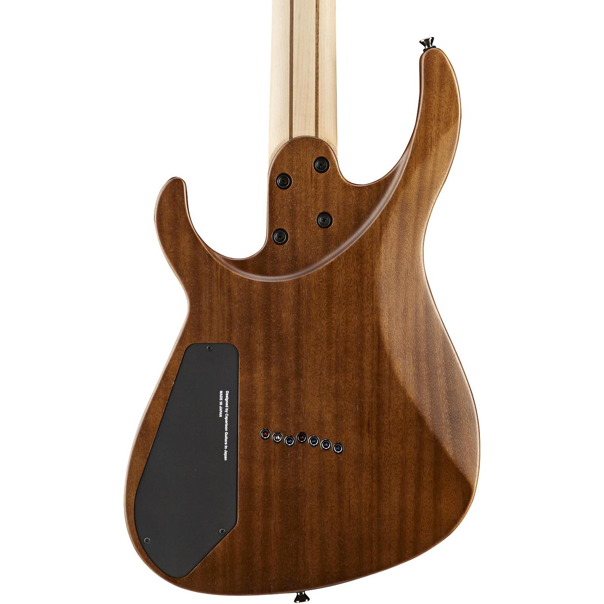 ウリザネブンブク　有棘標本 Caparison Guitars Brocken FX-WM - Trans Black Matt | Sweetwater