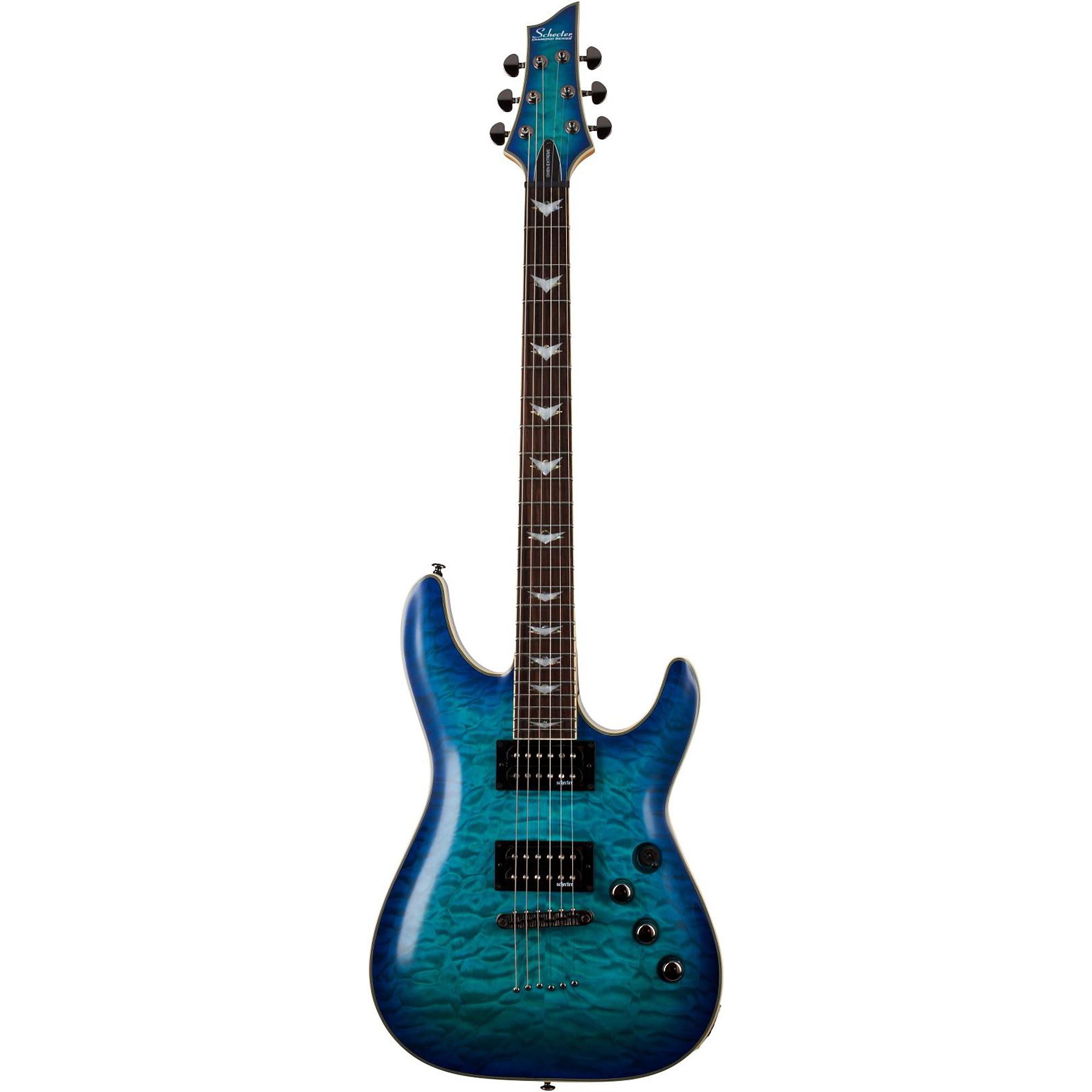 Schecter diamond series omen deals 6 blue